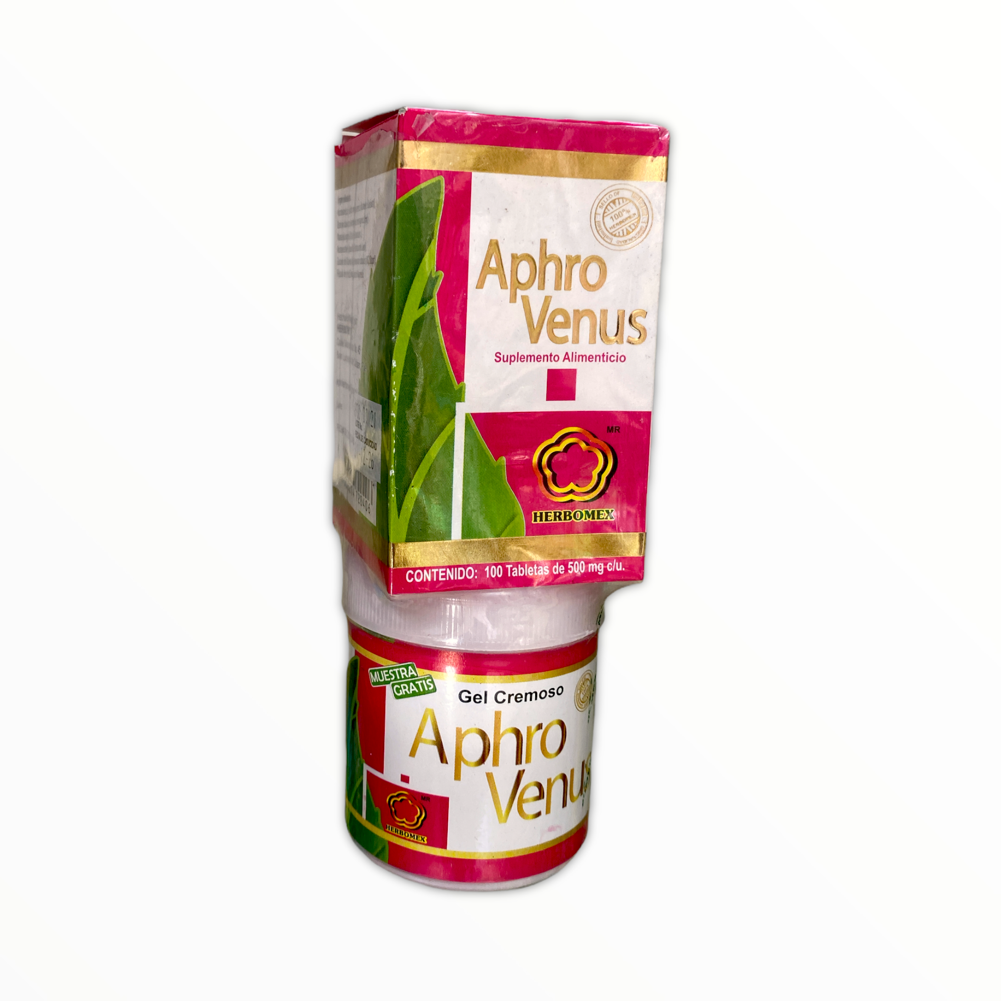 TAB APHRO VENUS C/100 GEL INCLUIDO HERBOMEX
