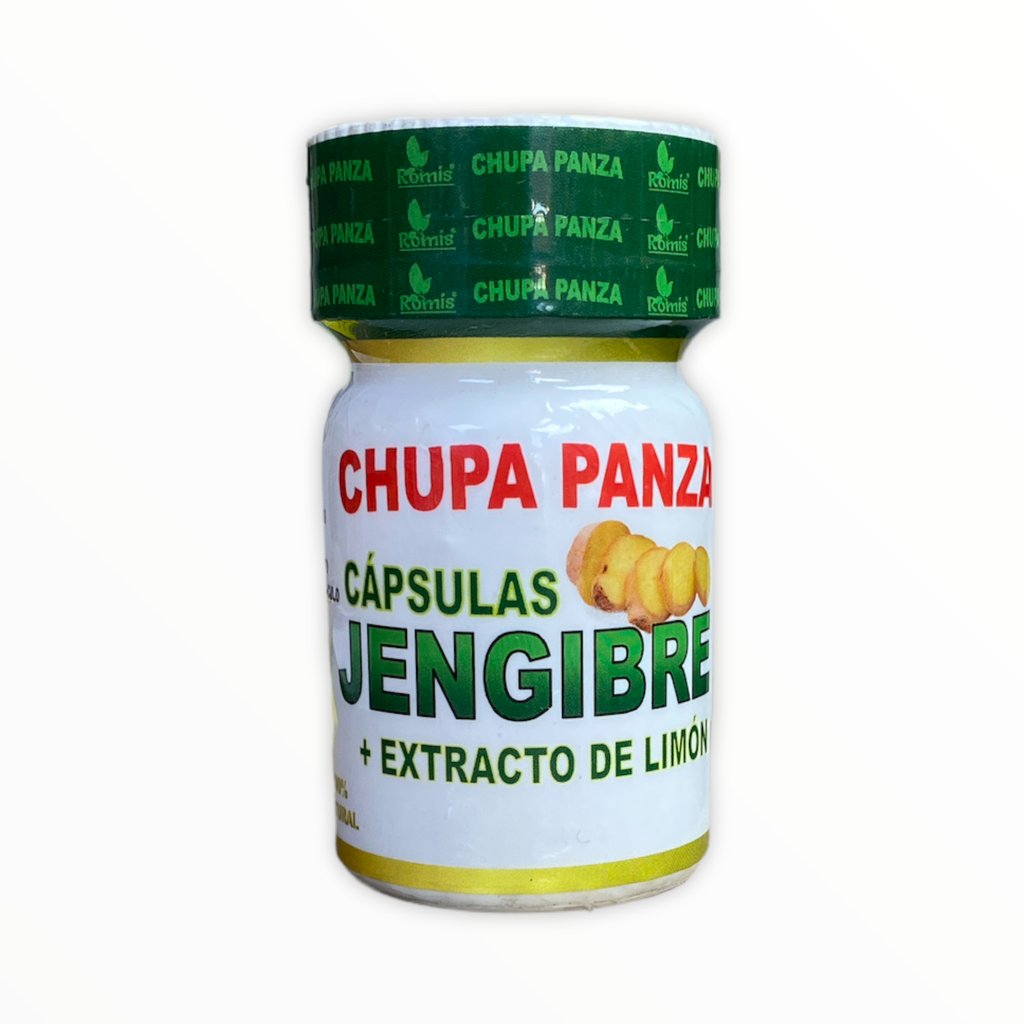 CAP CHUPA PANZA JENGIBRE + EXT LIMON C/20