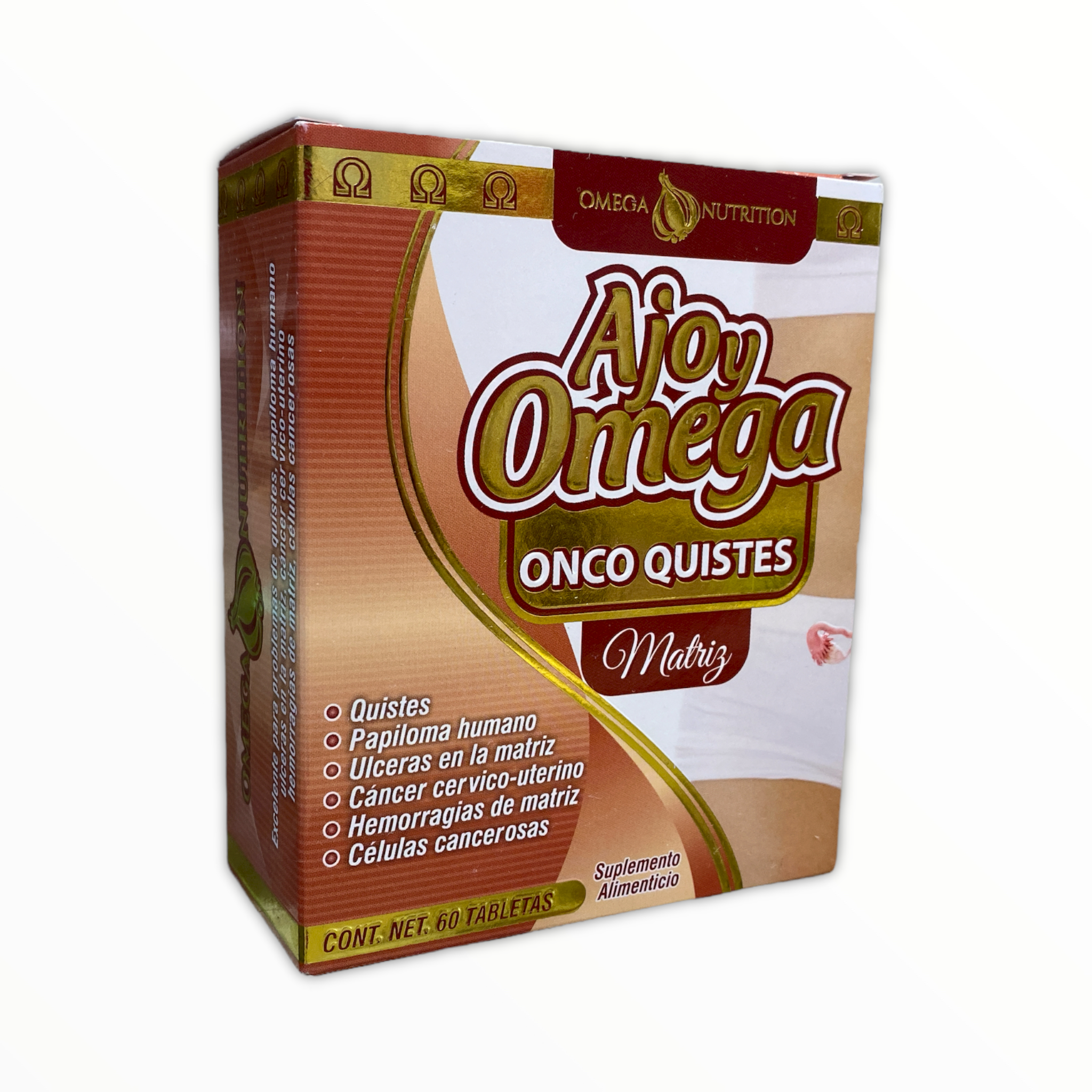 TAB AJO Y OMEGA ONCO QUISTESC/ 60 OMEGA NUTRITION