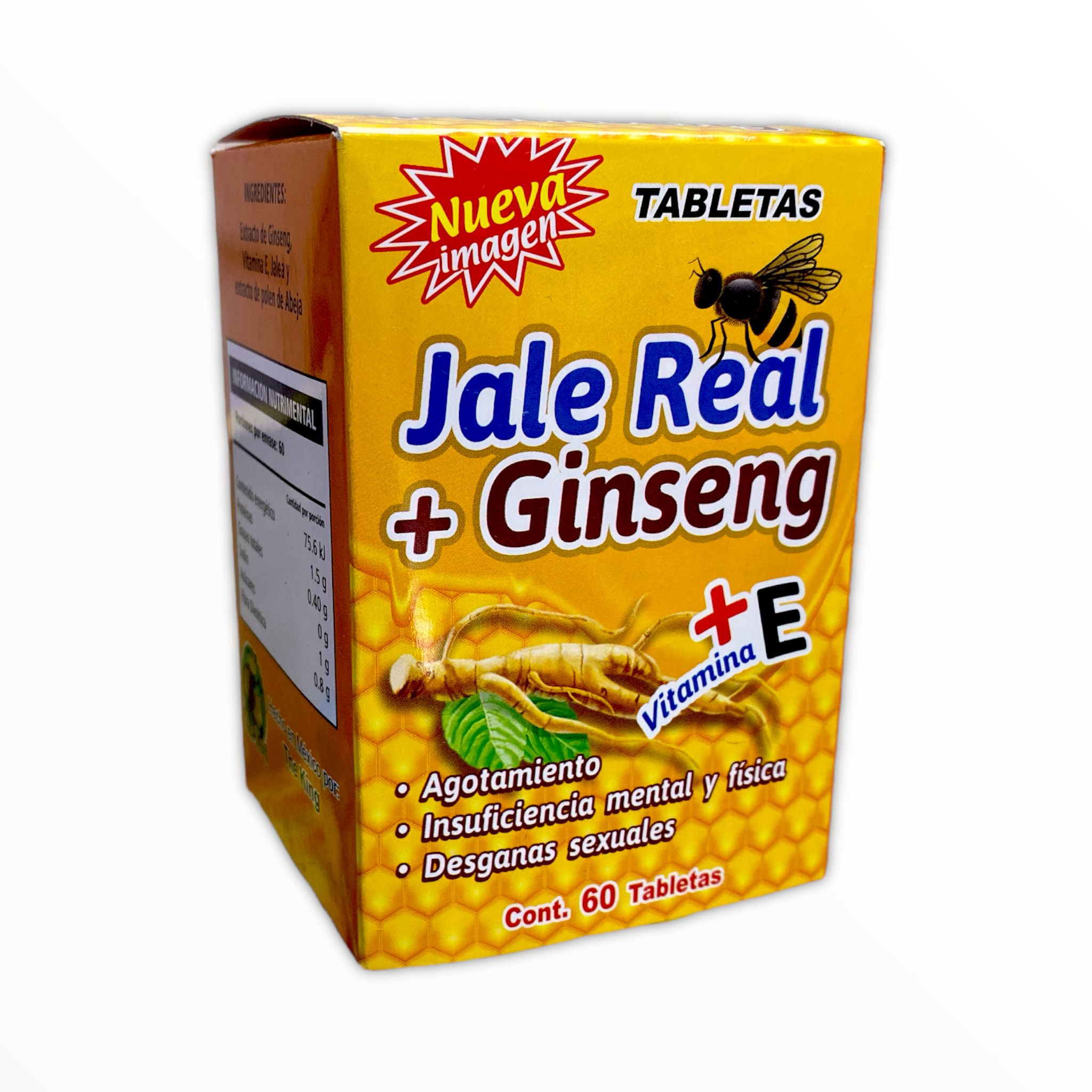 TAB JALEA REAL+GINSENG+VITAMINA E C/60 HERBOMEX