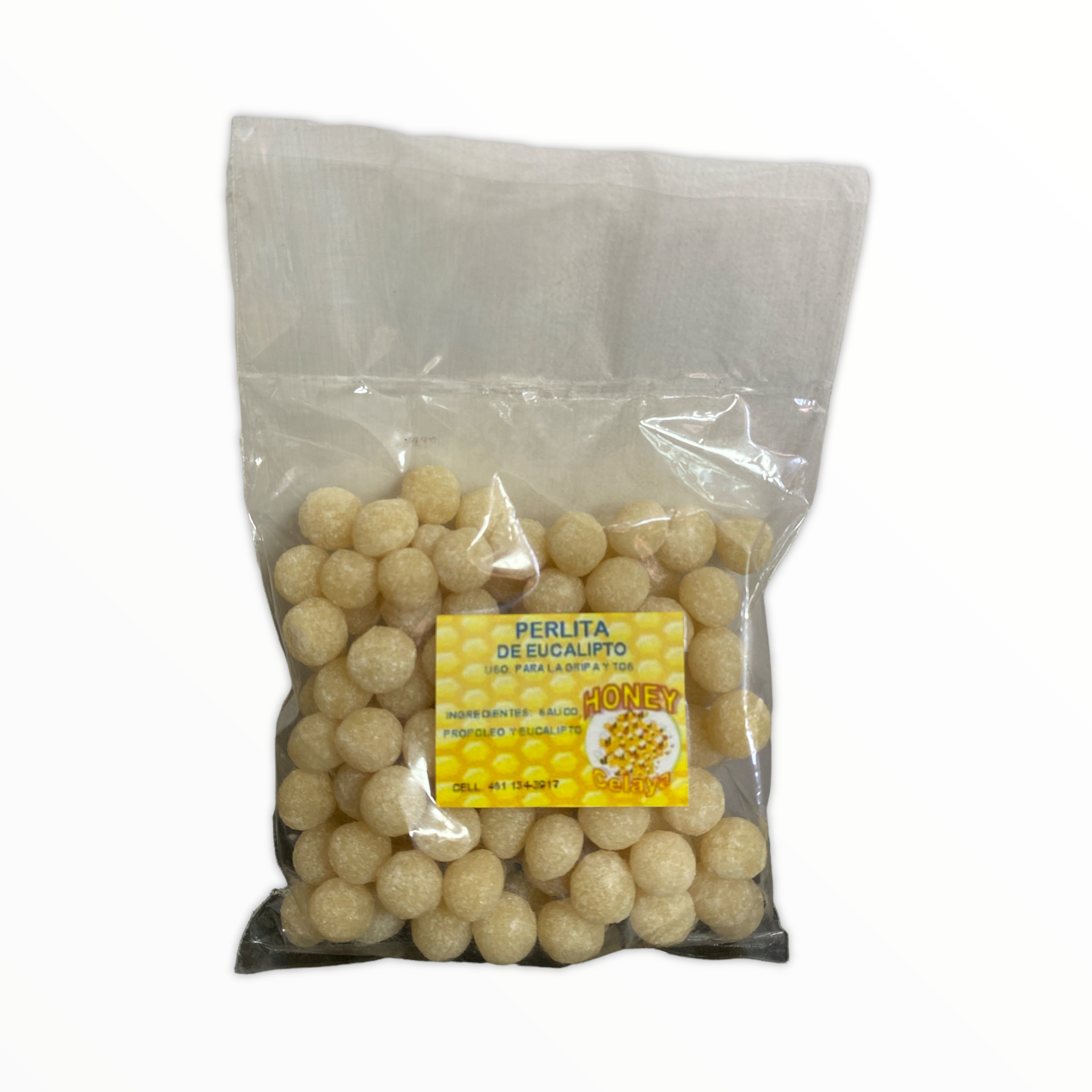 PERLITA AMARILLA DE EUCALIPTO C/100 GRS HONEY CELAYA