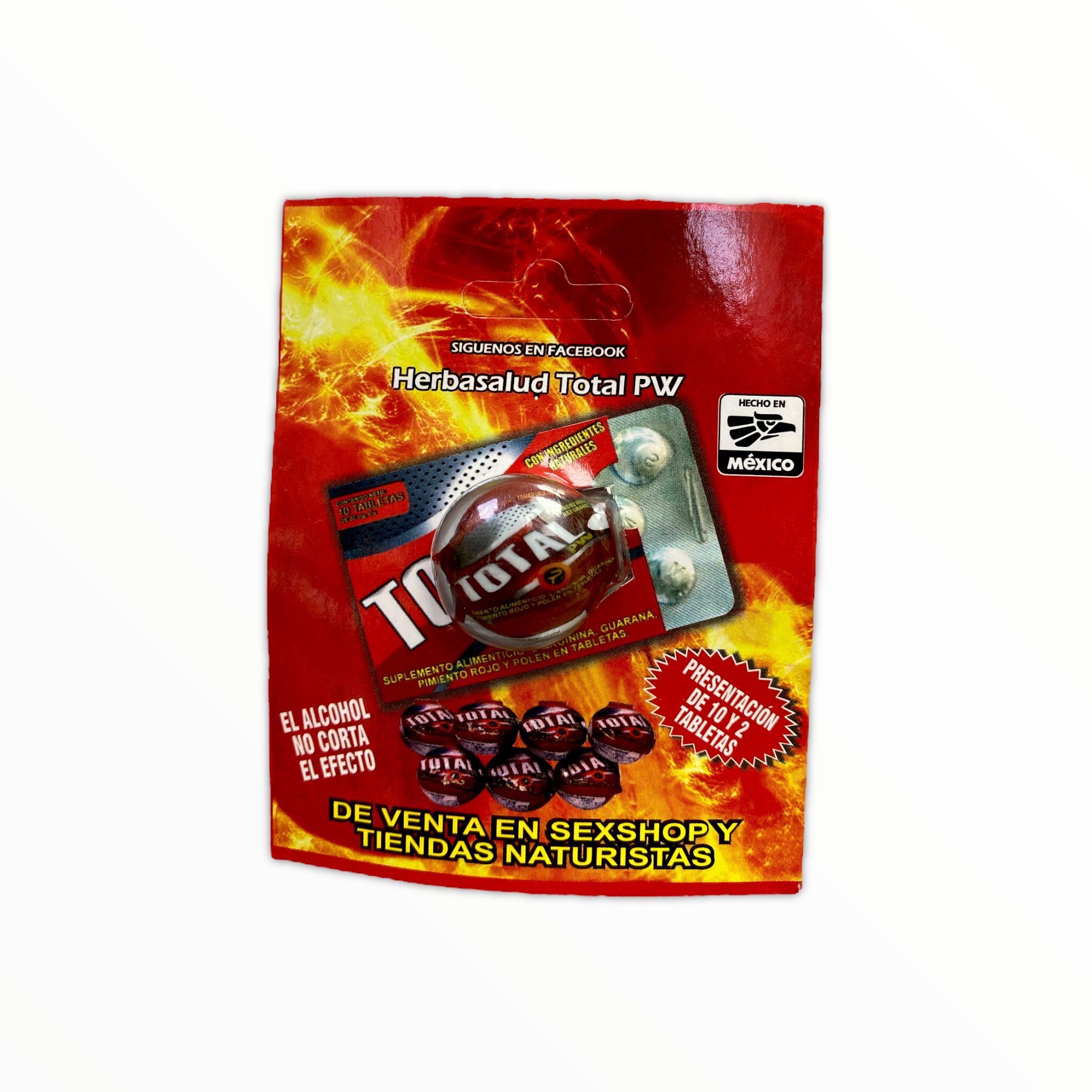 TAB TOTAL PW ROJA C/2 HERBASALUD