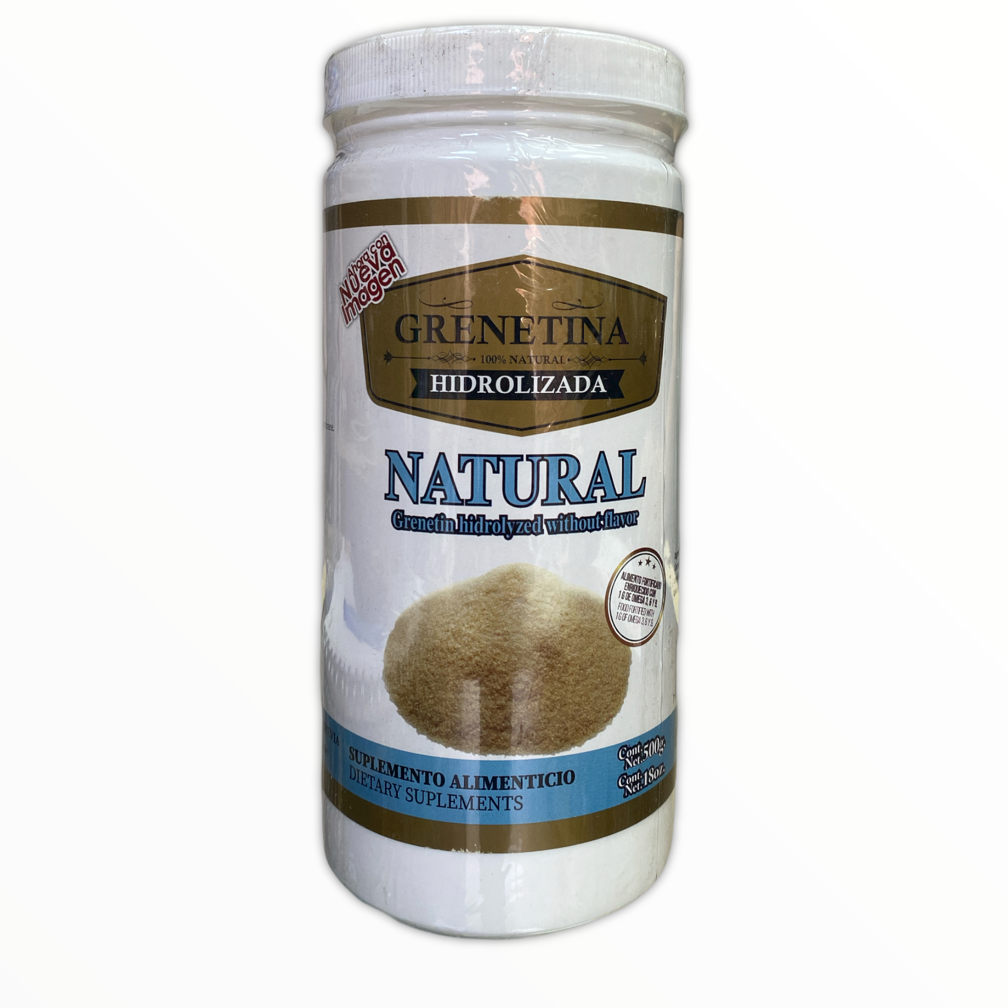 GRENETINA HIDROLIZADA NATURAL C/550 G PRETTY BEE