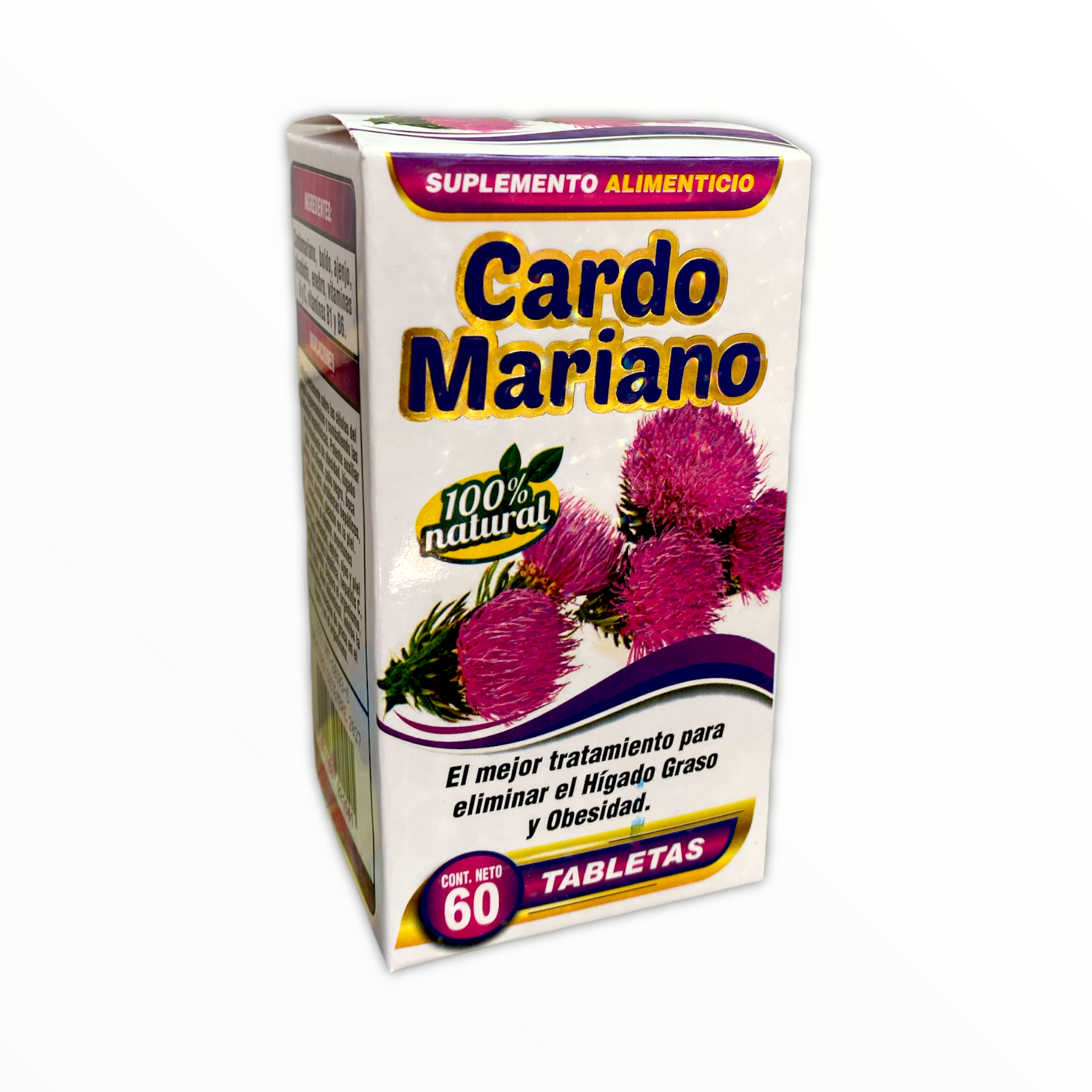 TAB CARDO MARIANO 100% NATURAL C/60 THE KING