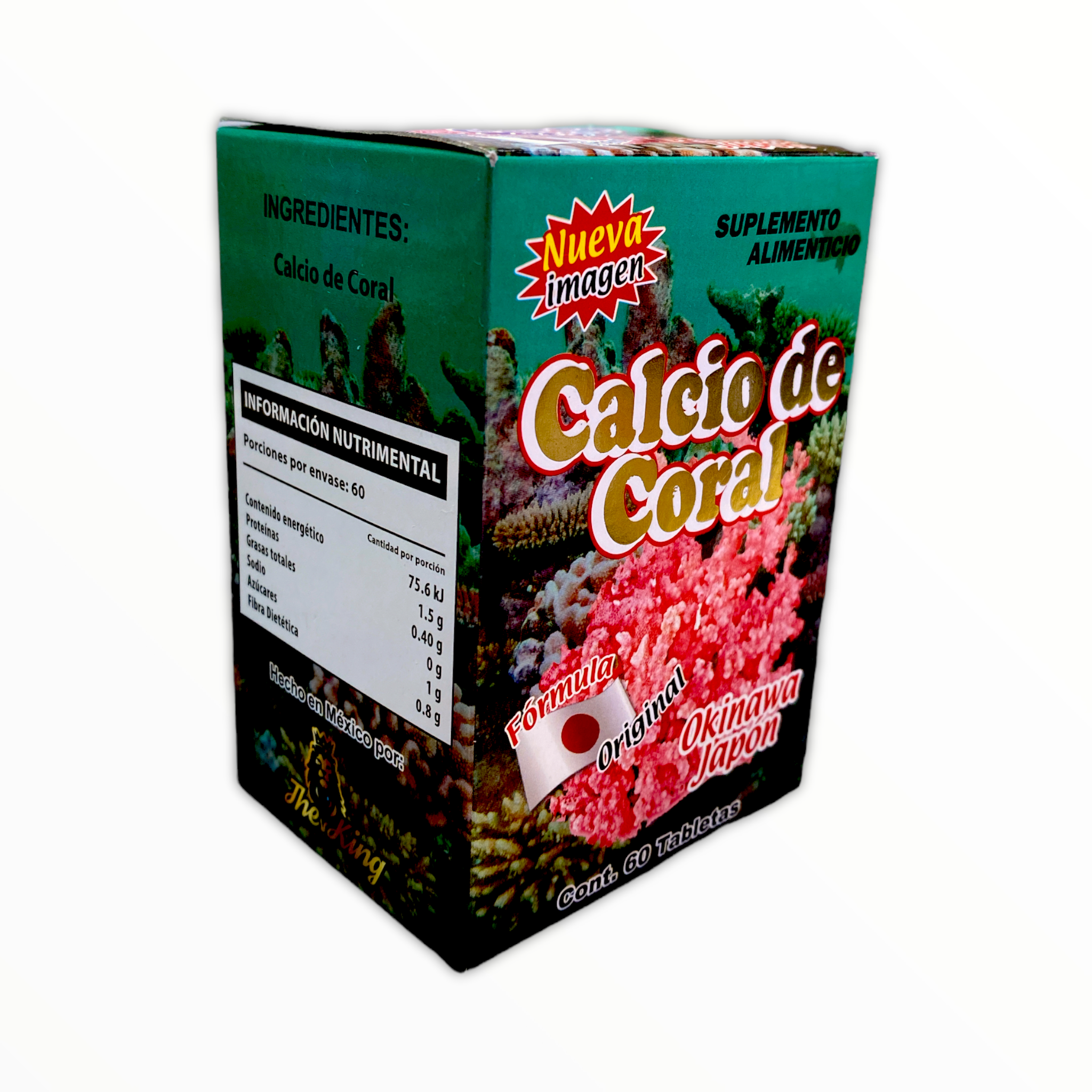 TAB CALCIO DE CORAL OKINAWA JAPON C/60 THE KING