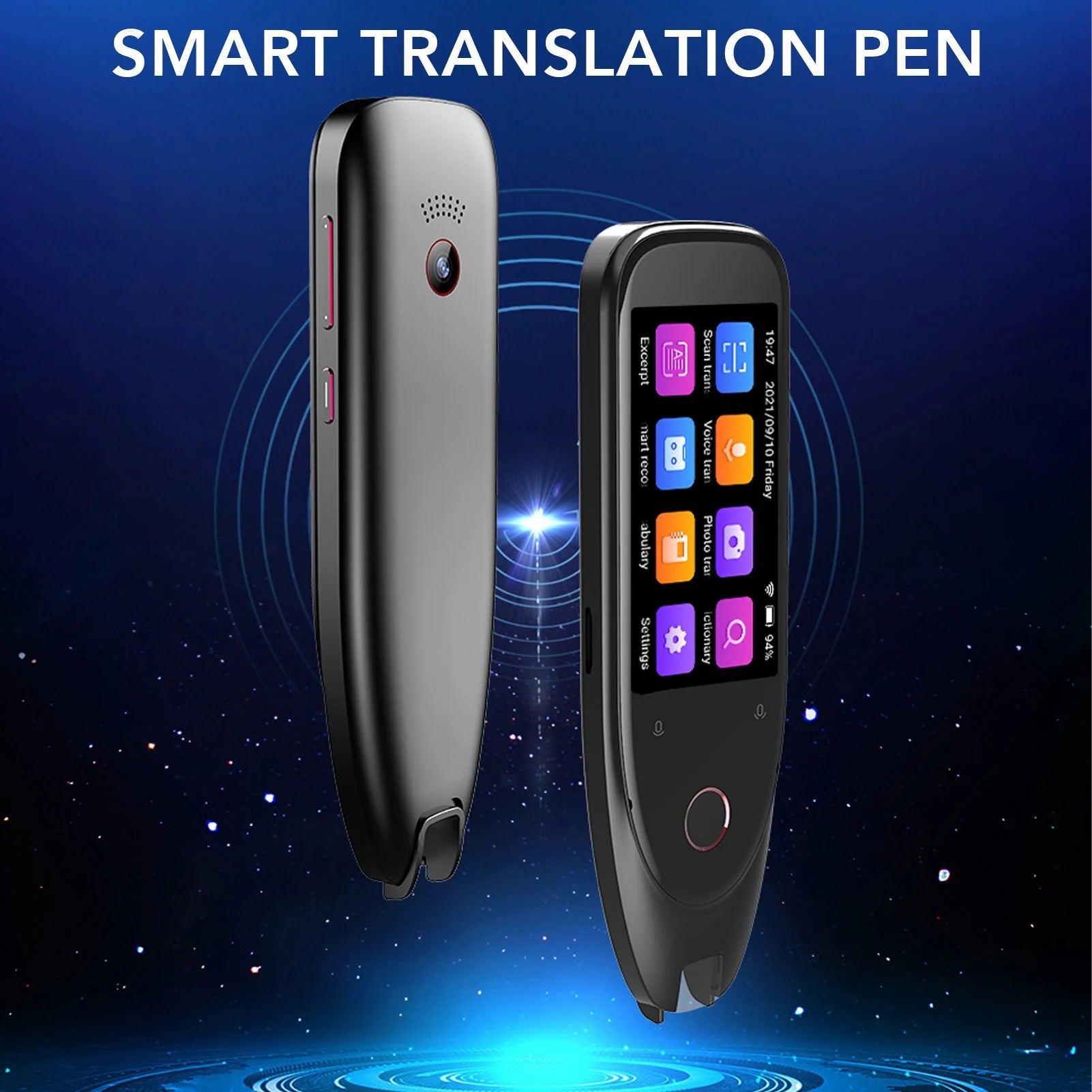 Pluma de traducción inteligente 3,5 pulgadas Bluetooth