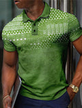Camisa Polo a cuadros a la moda para hombre