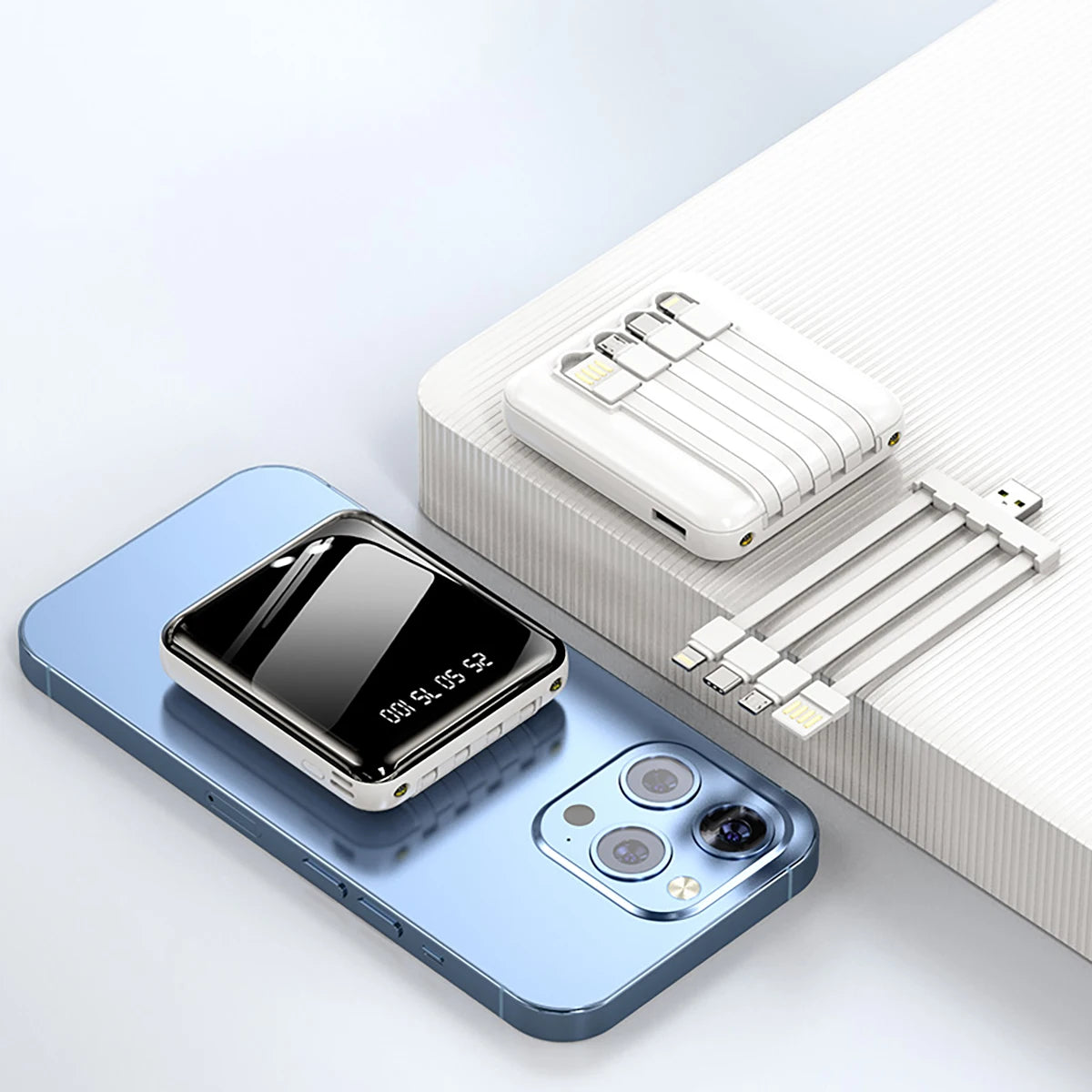 Power Bank Batería Portátil 20000mah B Tipo C Micro USB