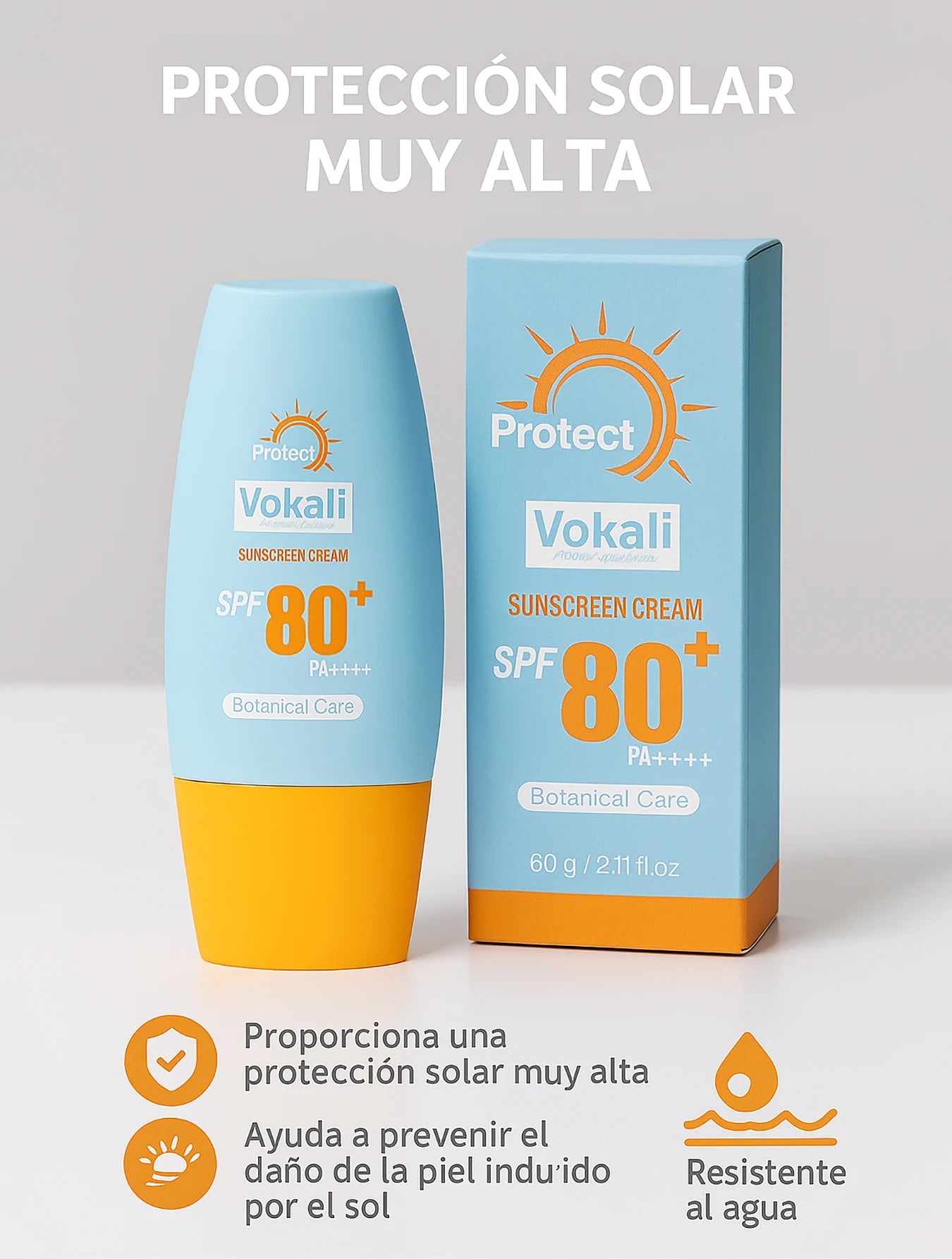 Protector Solar Vokali SPF 80
