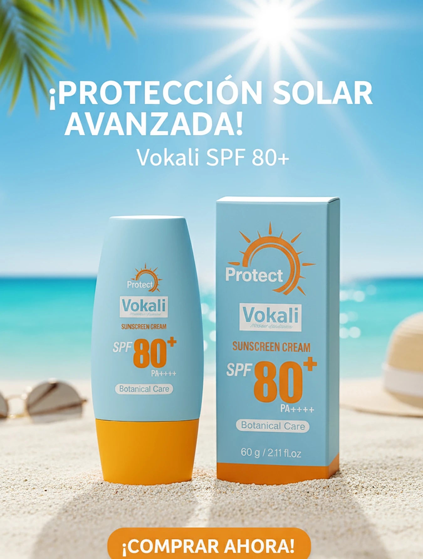 Protector Solar Vokali SPF 80