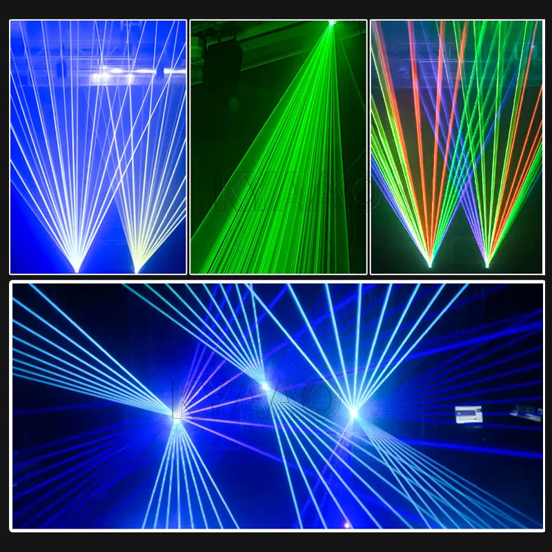Proyector de iluminación de escenario de discoteca láser de 5W con Control