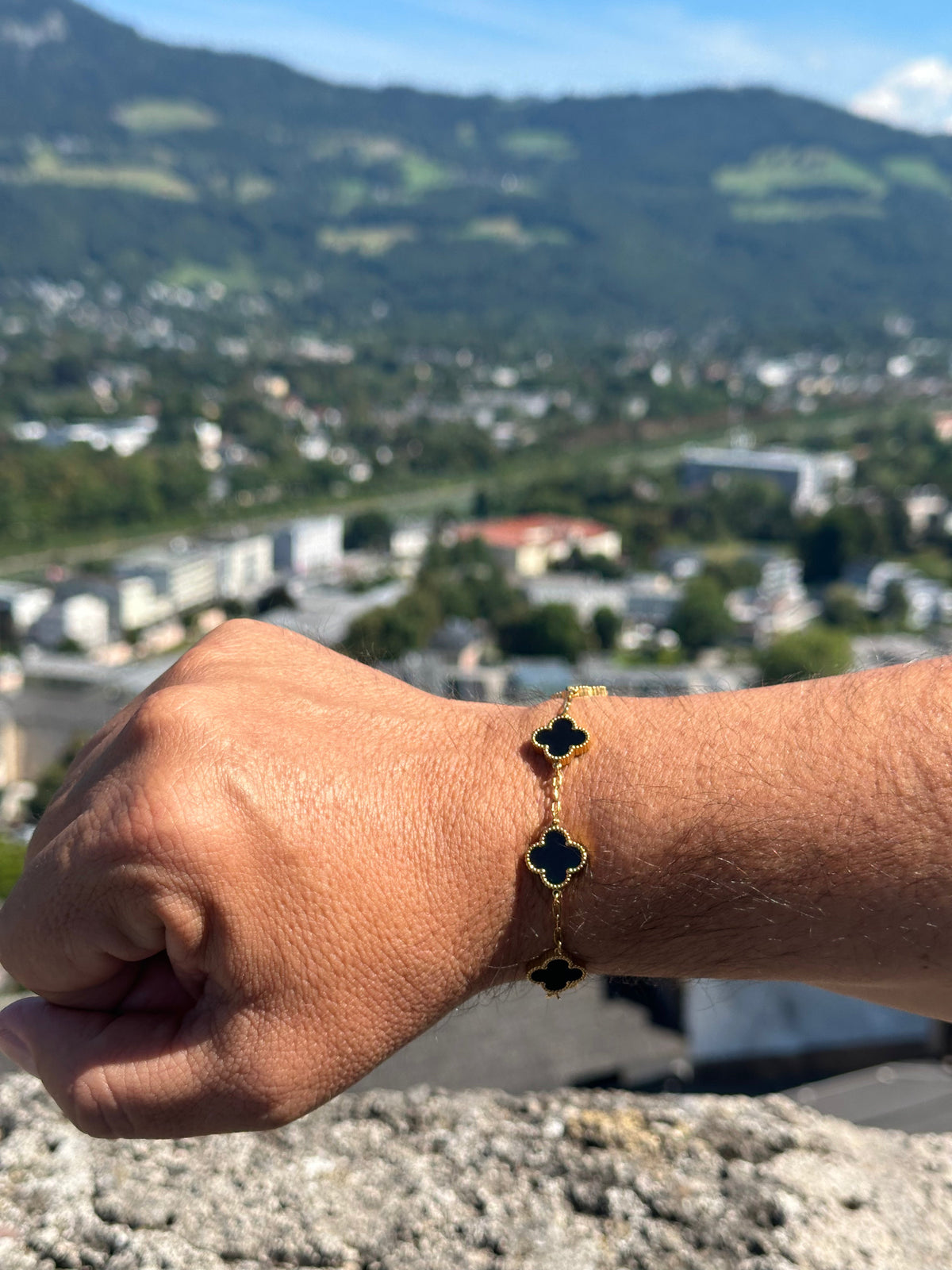 Pulsera VC Negra Acero Inoxidable