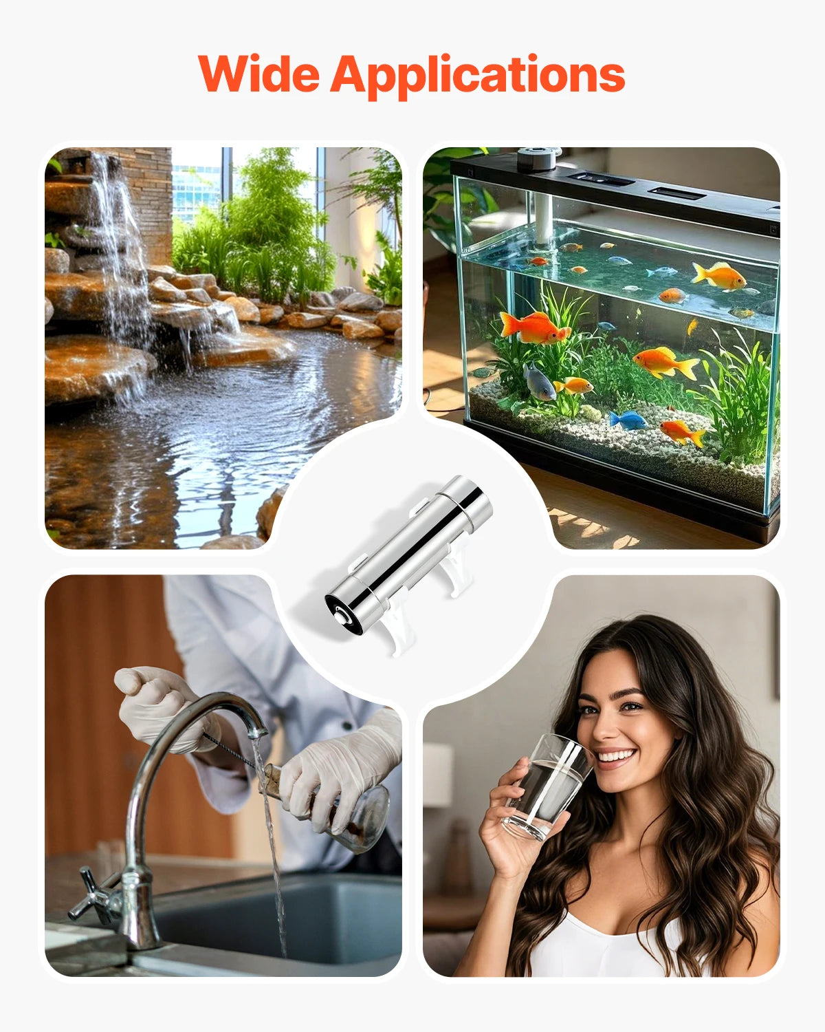 Purificador de agua ultravioleta