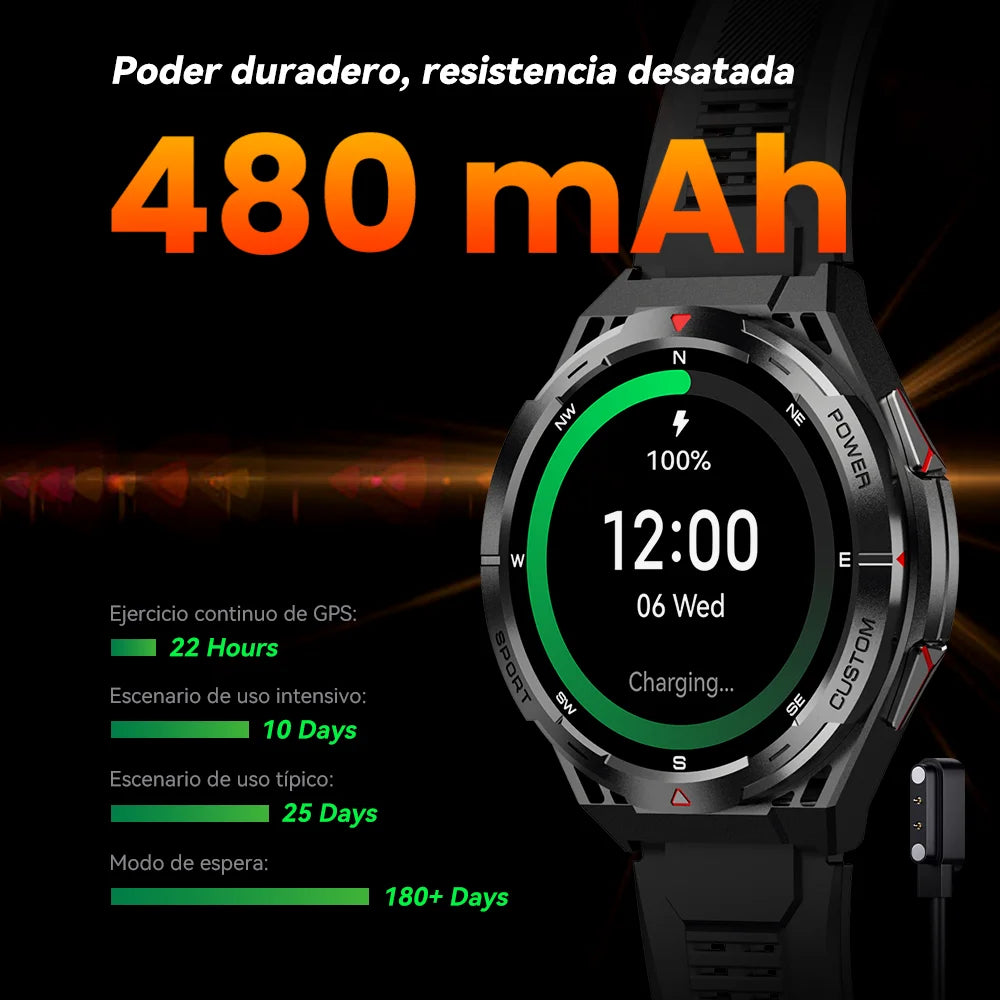 Reloj inteligente buetooth, 480 smartwatch