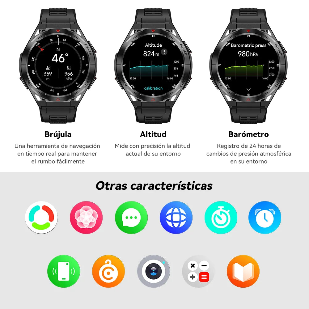 Reloj inteligente buetooth, 480 smartwatch