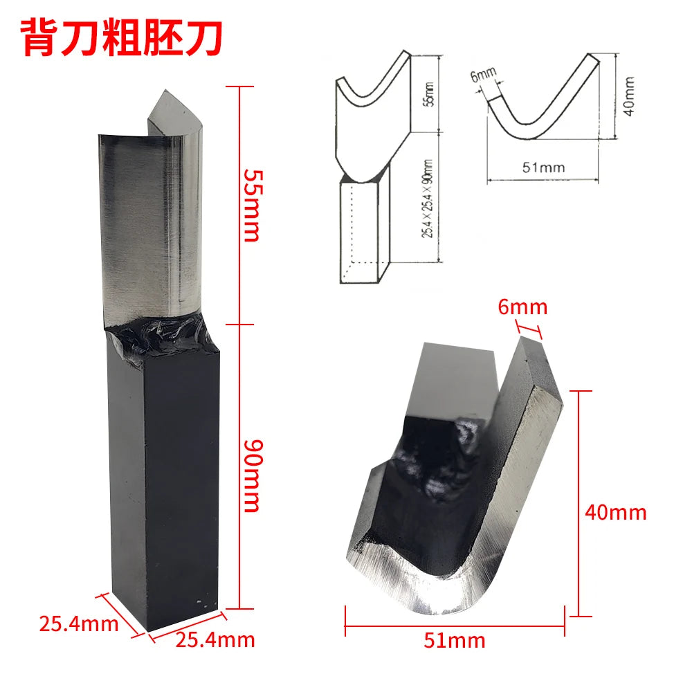 Cuchillo de horquilla para carpintería