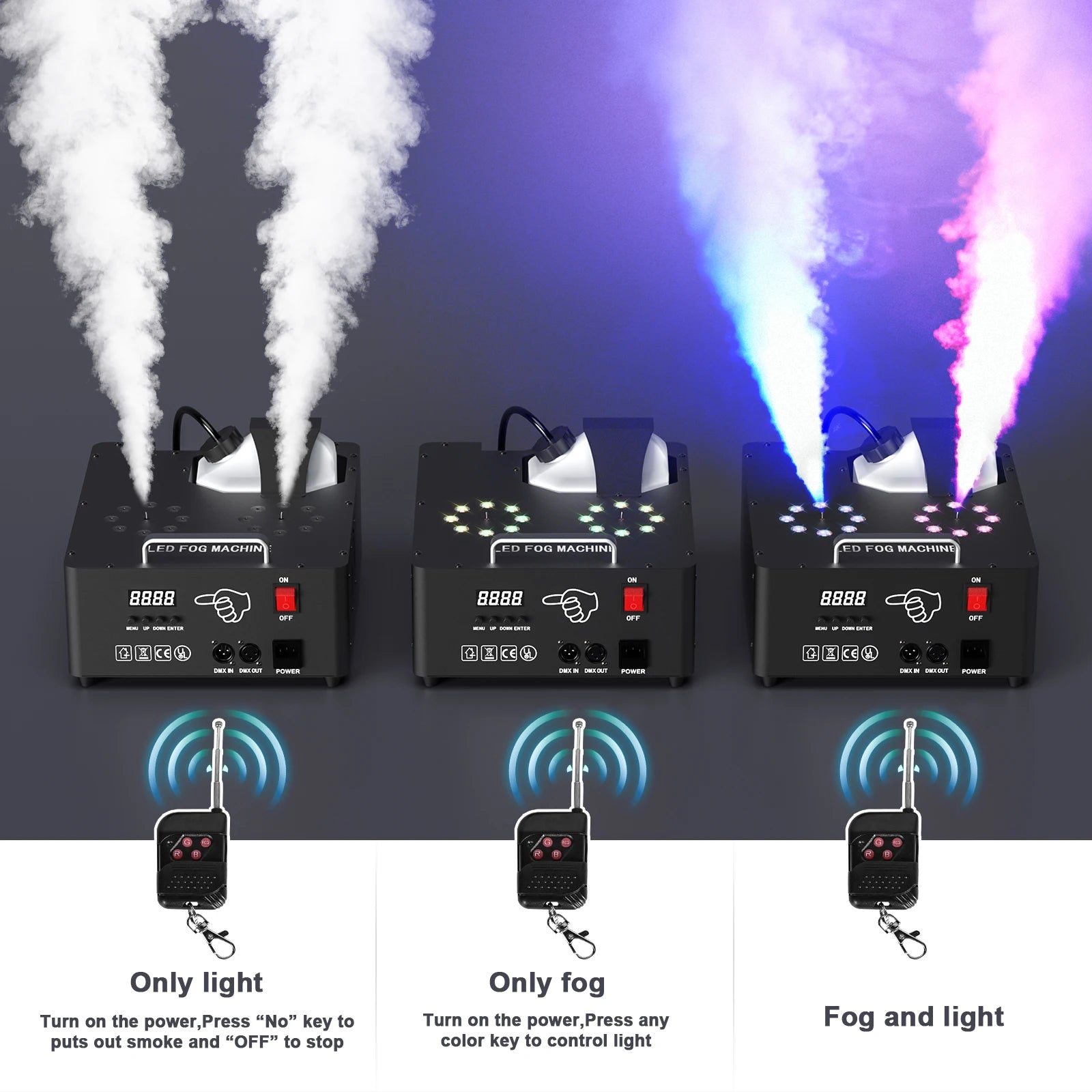 2000W Máquina De Humo Máquina De Niebla ipo De Pulverización