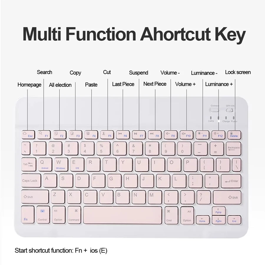 teclado y ratón inalámbrico portátil,