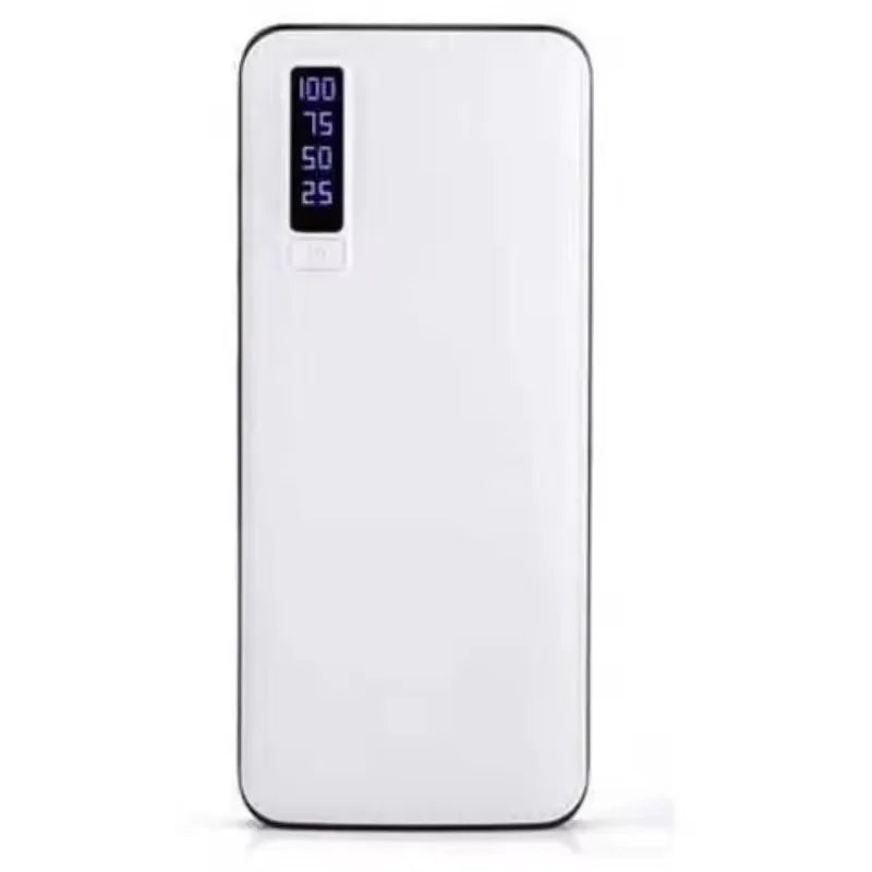 Batería portátil de 10000 mAh con textura de piel, 3 puertos