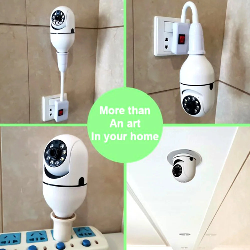 Cámara de seguridad WiFi panorámica de 360 grados