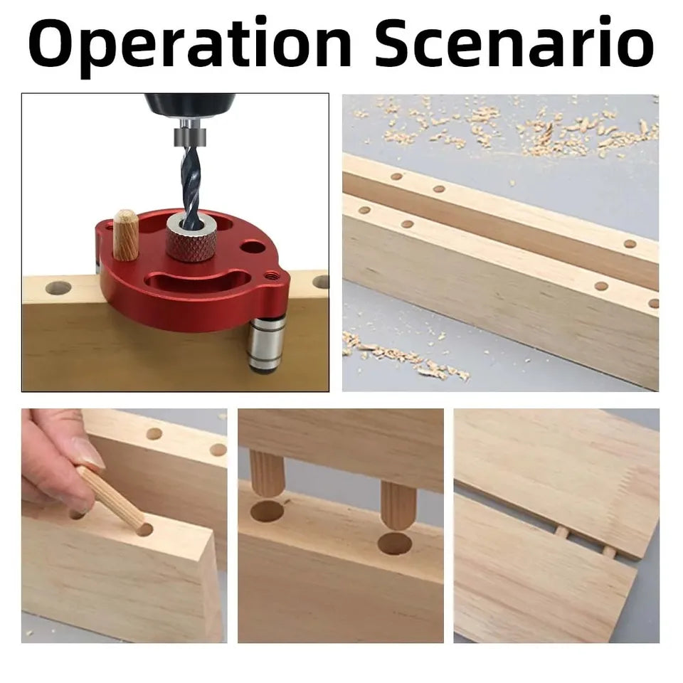 Localizador de perforación central vertical