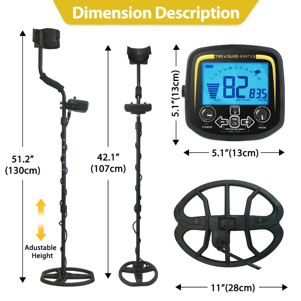 Treasure Hunter GX850 Detector de metales 850