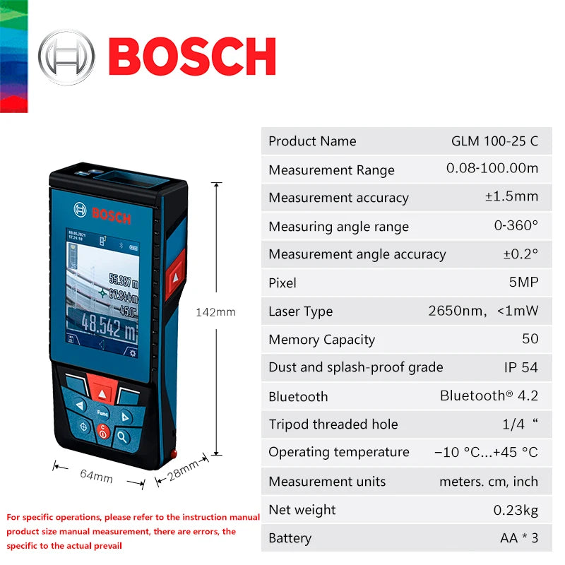 Bosch-telémetro láser profesional