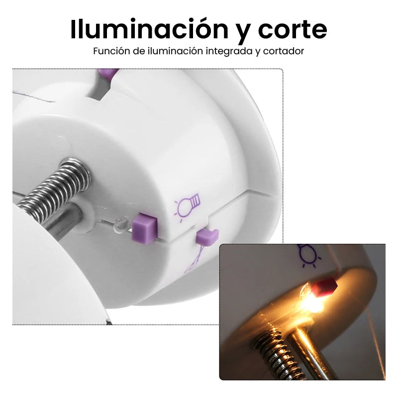 Máquina de coser portátil eléctrica de casa