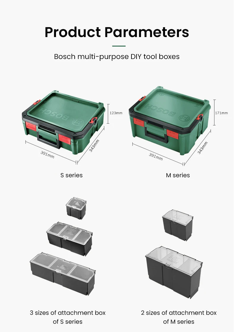 Caja de herramientas apilable Bosch System Box