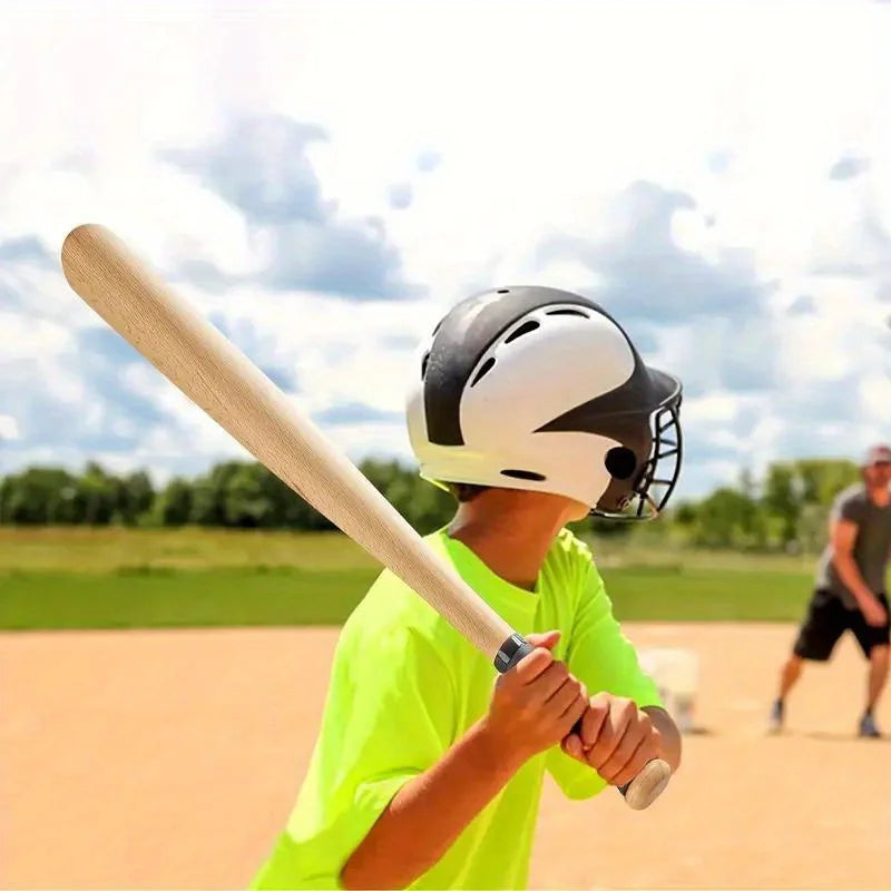 1 unidad de bate de béisbol de madera maciza