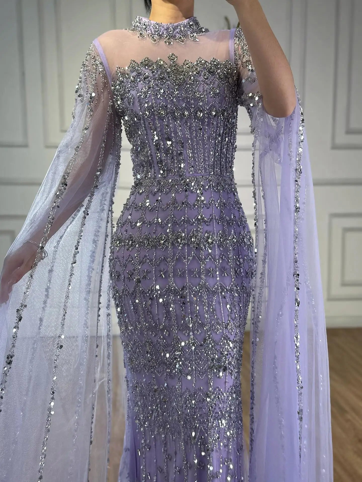 Vestido de noche estilo árabe