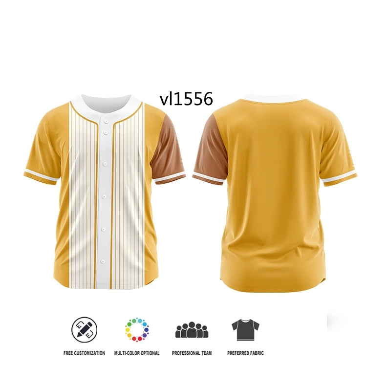 Camiseta de béisbol por sublimación