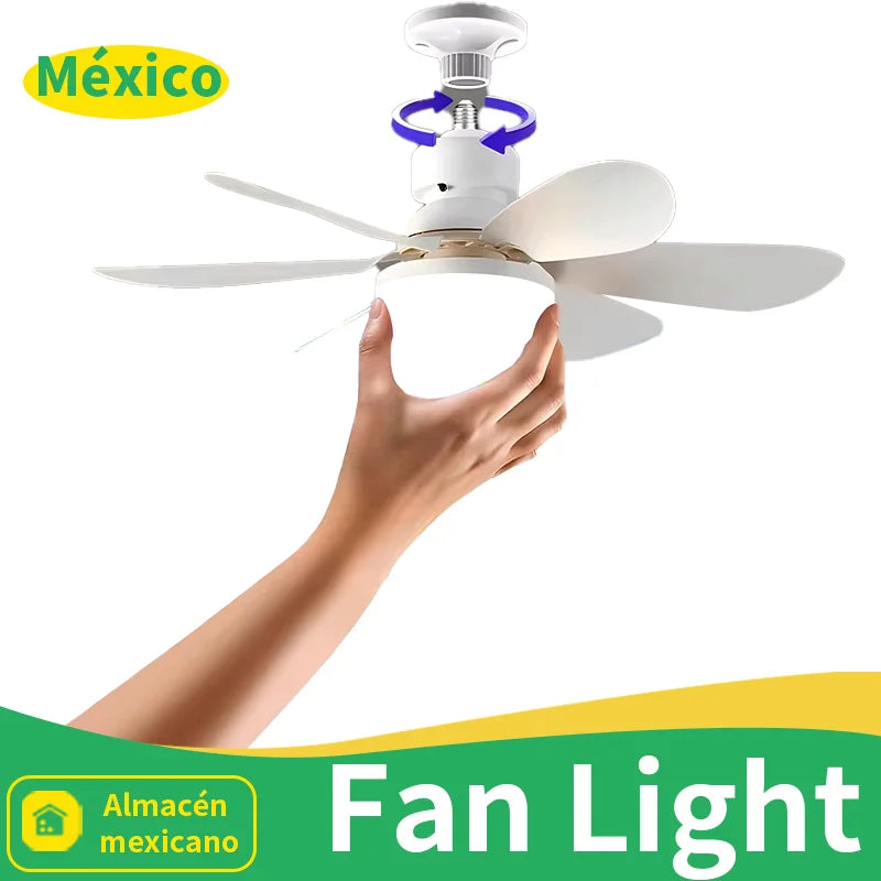 Ventilador - Lámpara Multifunción con Bombilla de 40W