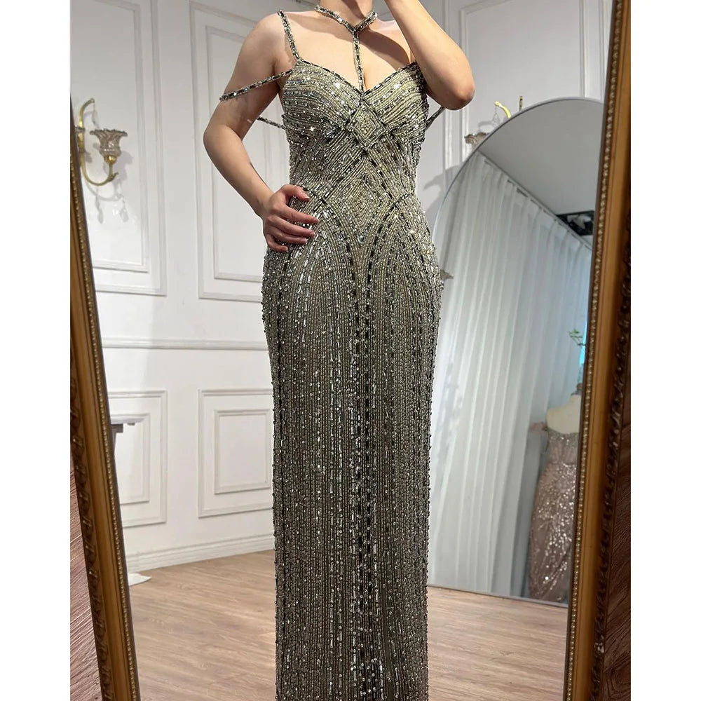 Vestido de noche estilo árabe