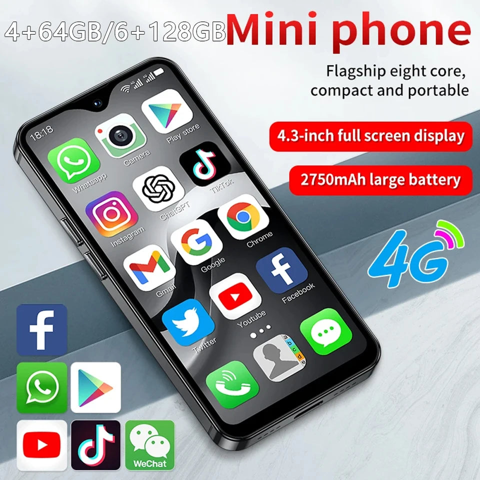 F9 Max 4G LTE Mini Smartphone Android 12