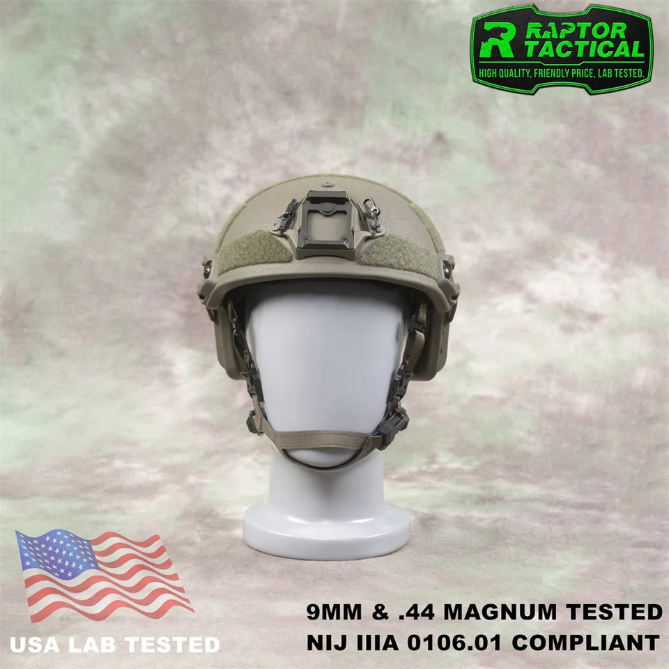 Casco Táctico Raptor Nivel 3A