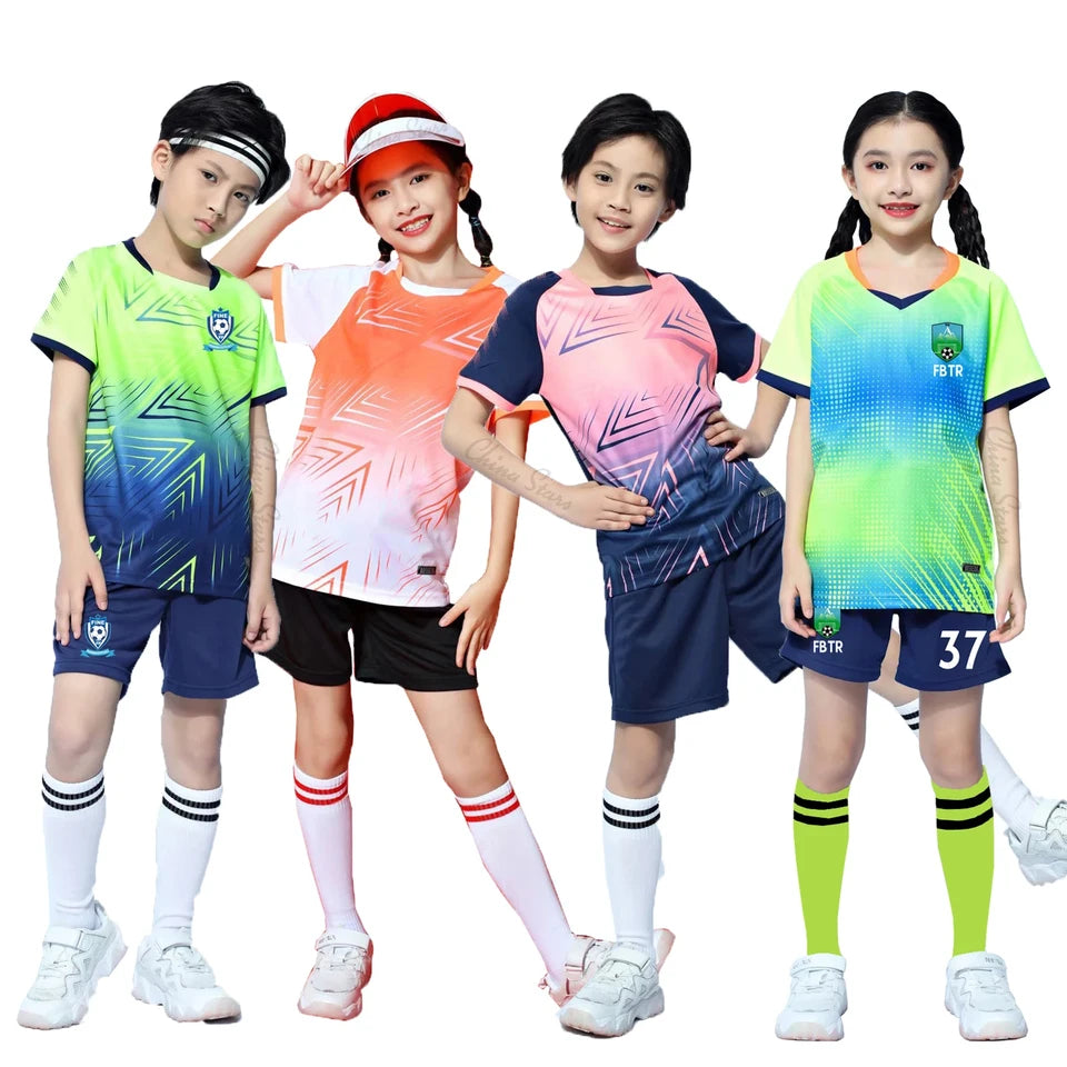 Uniformes de fútbol para niños + calcetines