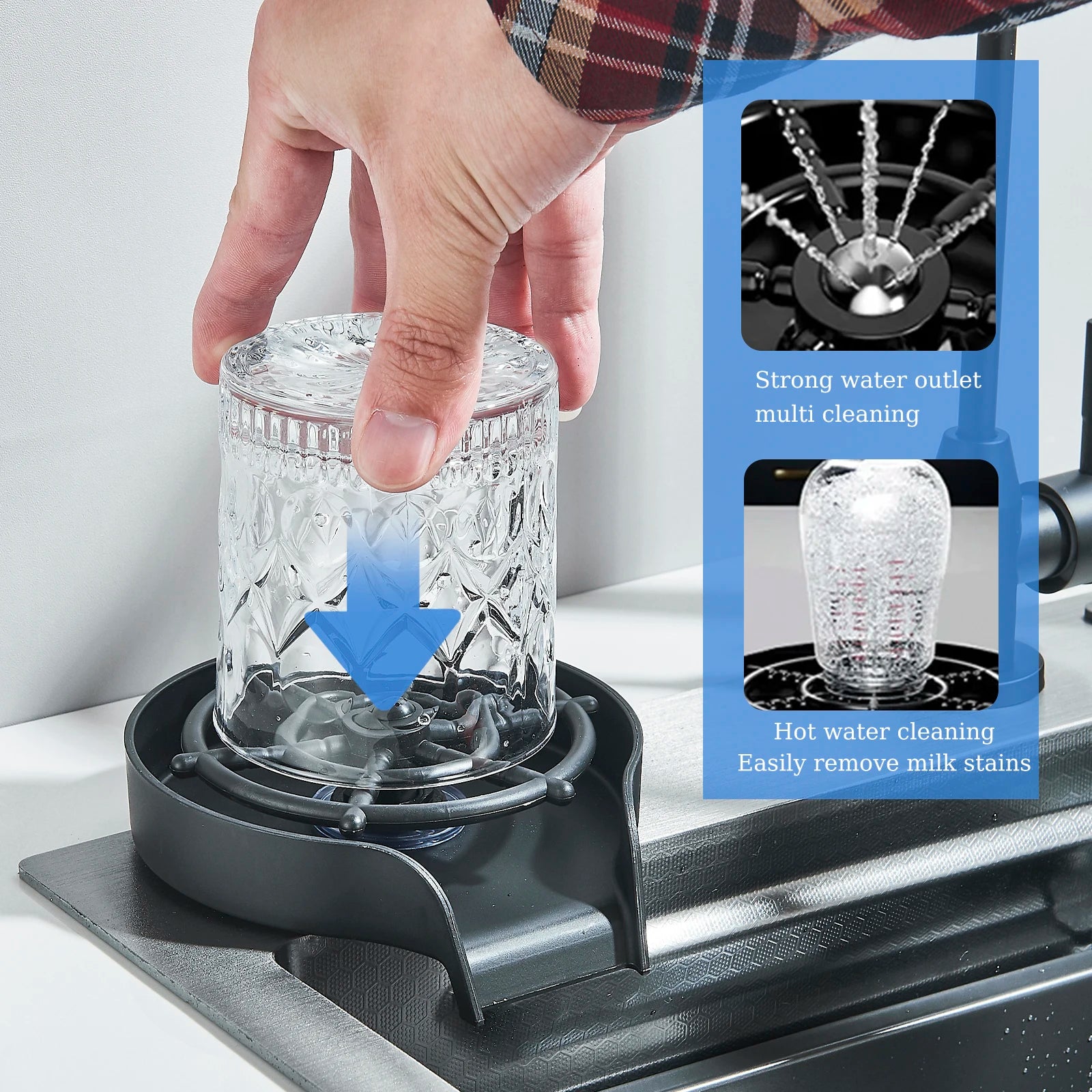 Fregadero de cocina multifunción de acero inoxidable