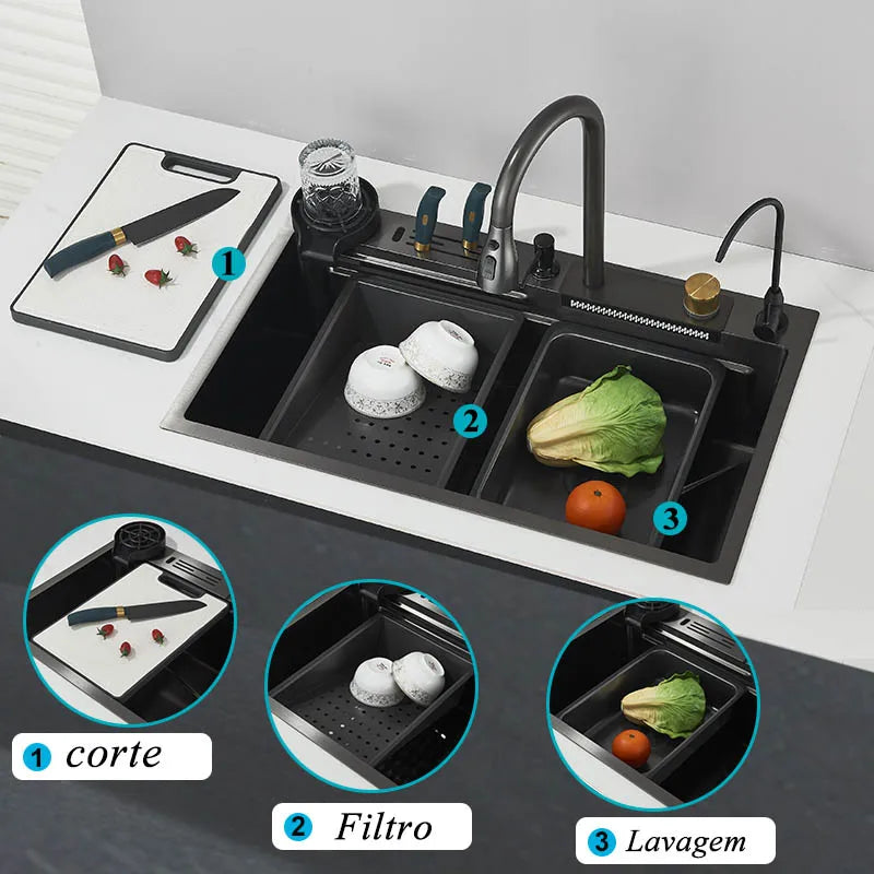 Fregadero de Cocina Inteligente