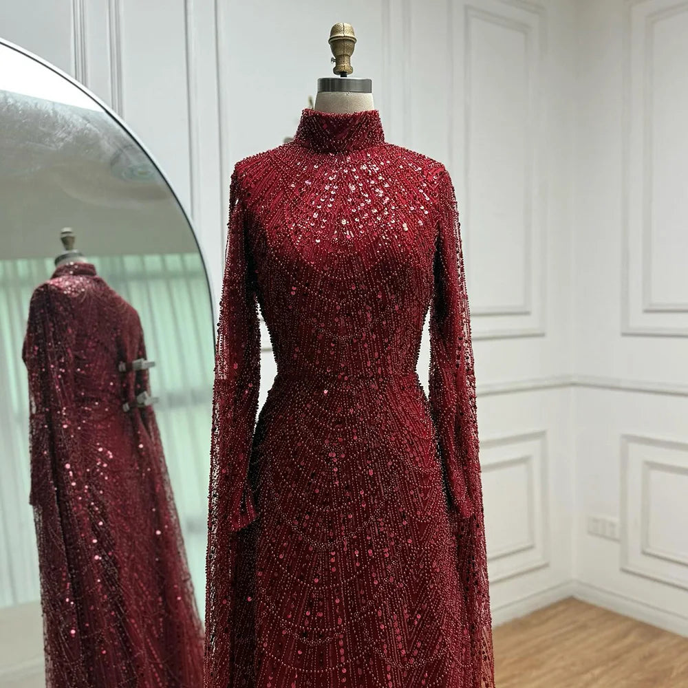 vestidos de noche vestido con cuentas para fiesta de mujer LA72591