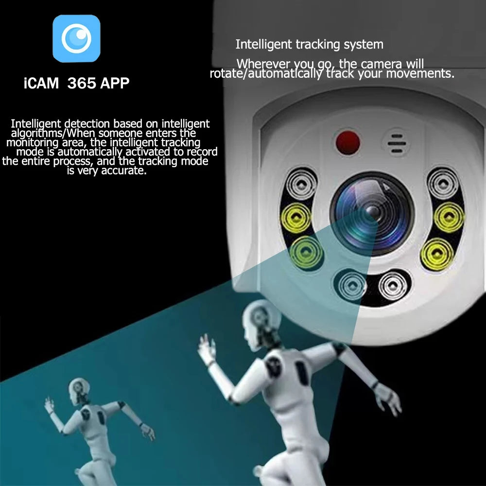 Cámara de Seguridad InstaVision WiFi 2.4G - Visión Nocturna y Audio Bidireccional