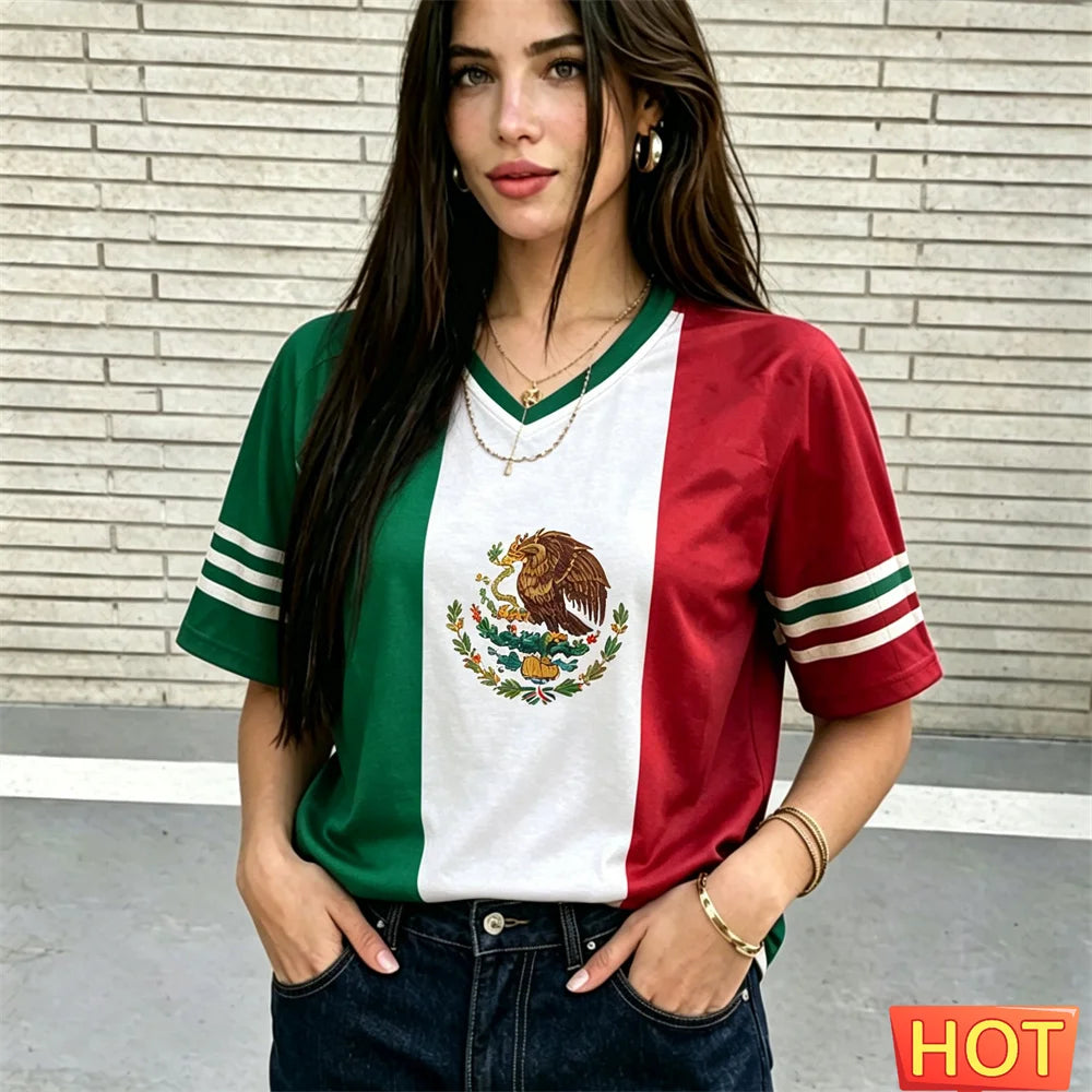 Camiseta Deportiva Transpirable de Poliéster para Mujer