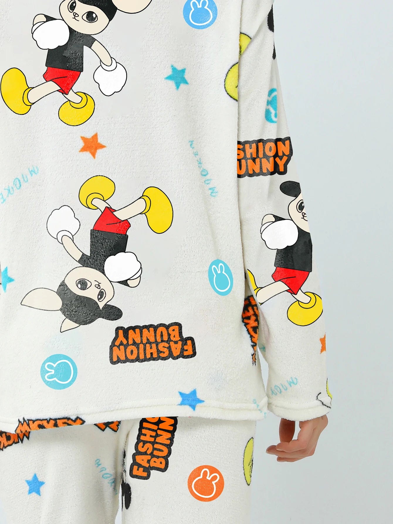 Conjunto de Pijama de Felpa