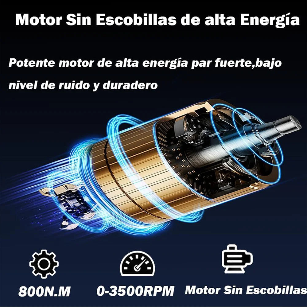 Juego de Llaves de Impacto Inalámbrico