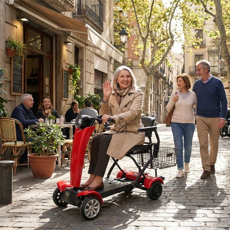 Patinete de movilidad plegable automático