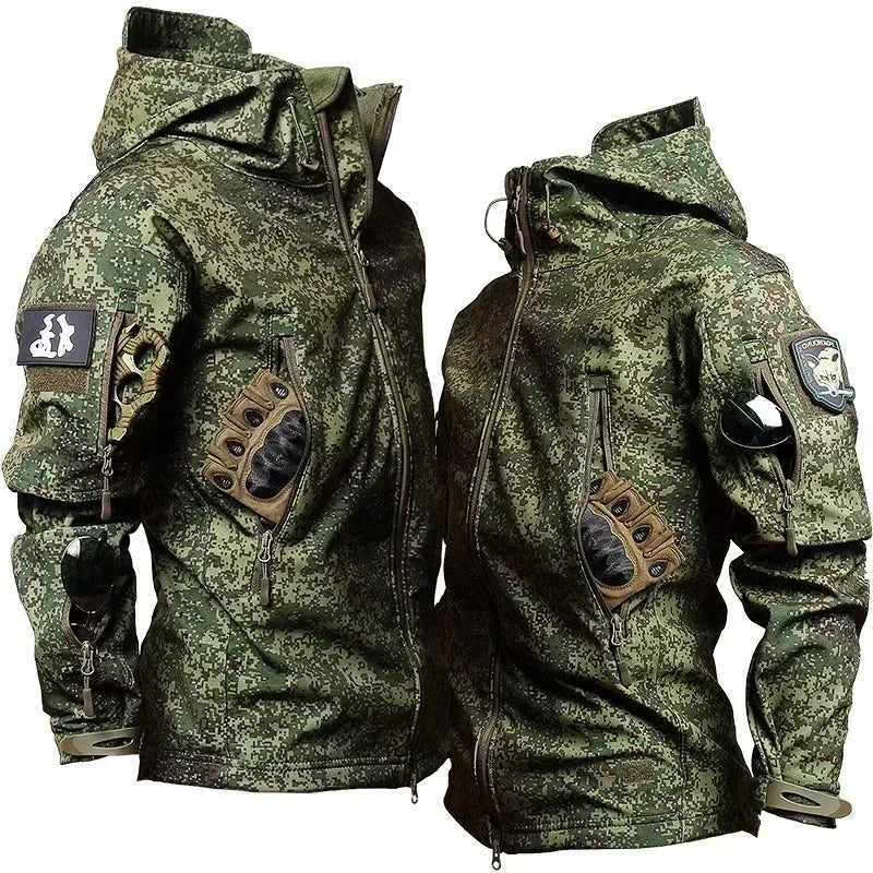 Traje de camuflaje grueso de invierno