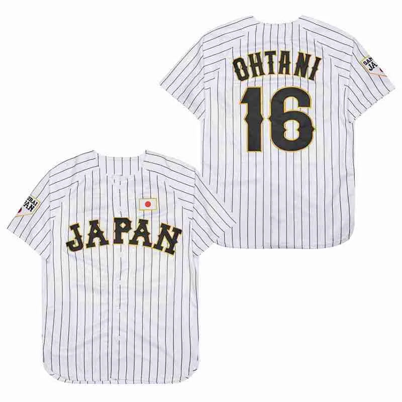 Camisetas de béisbol JAPÓN 16 OHTANI