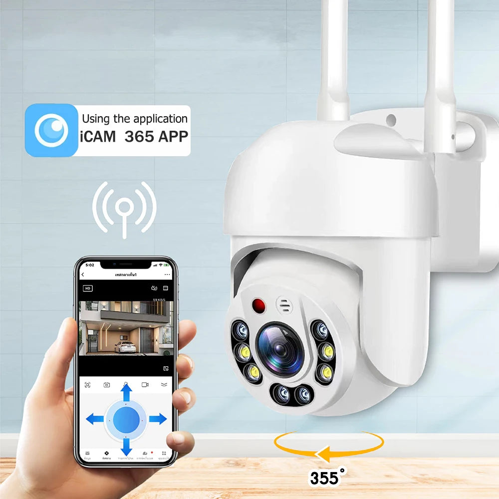 Cámara de Seguridad InstaVision WiFi 2.4G - Visión Nocturna y Audio Bidireccional