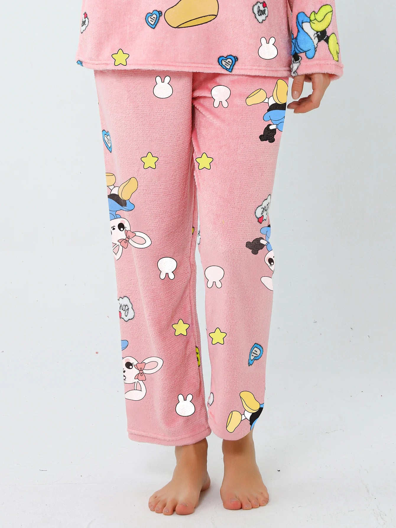 Conjunto de Pijama de Felpa