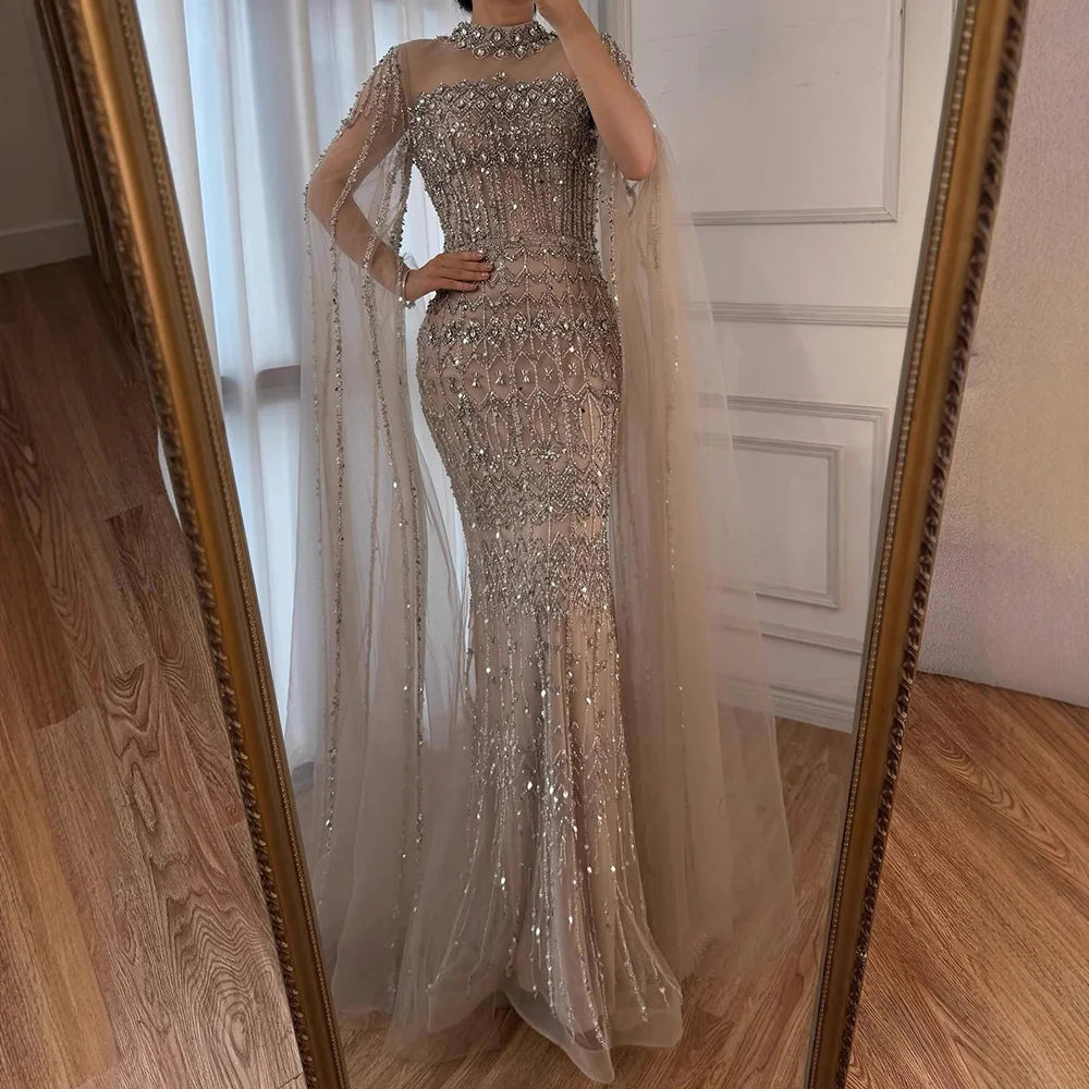 Vestido de noche estilo árabe